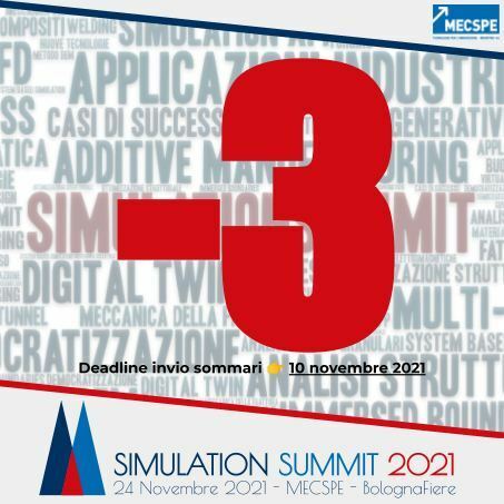 SimulSummit's tweet image. ⚠️⚠️ -3 giorni per inviare il tuo lavoro ⚠️⚠️⠀
⠀
Simulation Summit 2021 - #SIMSUM21⠀
Condividi la tua esperienza nella #Simulazione #ingegneristica .. un occasione unica per la tua crescita professionale e per alimentare la Community italiana della S… instagr.am/p/CV-Gy10ApMW/