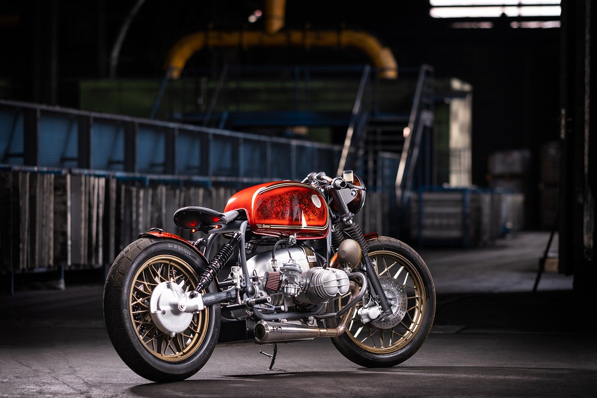 TheDailyRideUp's tweet photo. “Spicy Boxer”

A BMW R100 by Incerum Customs

Grab Bag!

* 980cc
* FYG Exhaust from their in-house brand
* Hand-Finished Tank badge
* YSS rear shocks
* Motogadget indicators and grips
* NOS switch controls

Join our newsletter! Link in bio!

#TheRideUp #motorcycle #ride #custom https://t.co/pZIJYN8n53