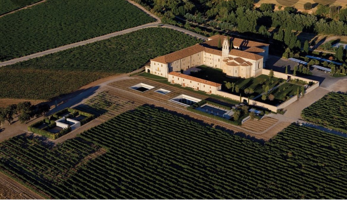 We can know the amazing art of winemaking and taste it in the Abadía Retuerta Winery <a href="/arledomaine/">Abadia Retuerta</a> in Valladolid. #spanishwine #travelspain