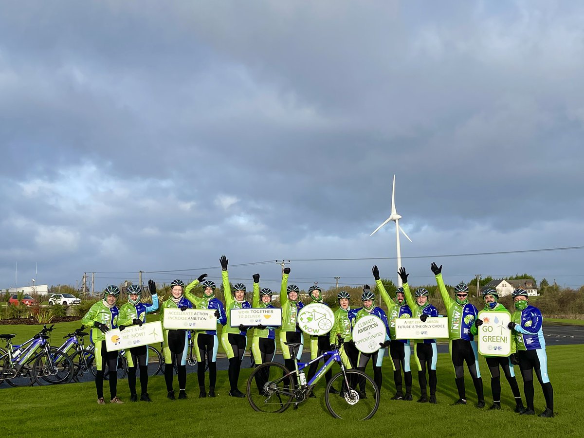 Ready for the challenge!

🔛 Our #movers face the second leg of their journey to #COP26! 

💪🏻 We keep adding miles by electric bike to claim a GREEN future for ALL! #4ClimateNOW