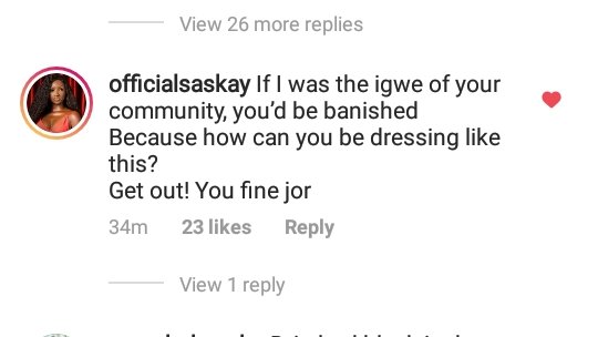 nombusomofoken5's tweet photo. Look at Saskay comment on Emmanuel latest ig post. If that ain't the truth 😍
#EmmanuelInPH 
#Emmarose https://t.co/Qj98tesDn4