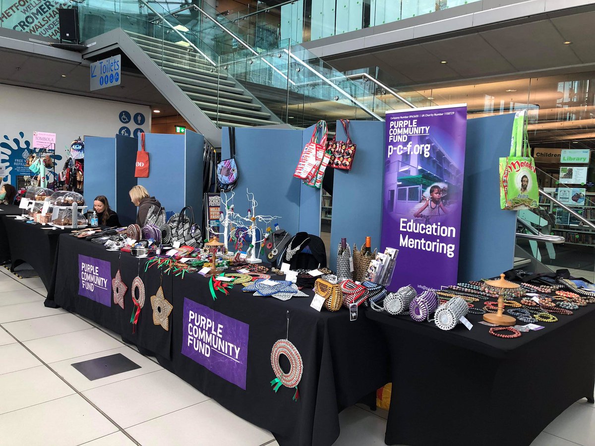 PCF_UK's tweet photo. All set up and ready to go!
Pop along today to The Forum, 2 Millennium Plain, Norwich , NR2 1AW we’re here until 4 pm.
#gifts #giftideas #christmas #ethicallymade #ringpull https://t.co/YvYt8VgMex