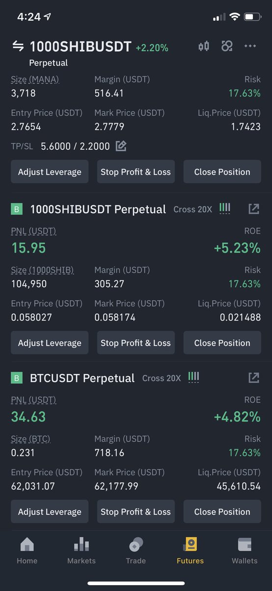 CornfieldWF's tweet photo. Active Trades https://t.co/9U49uyPntr