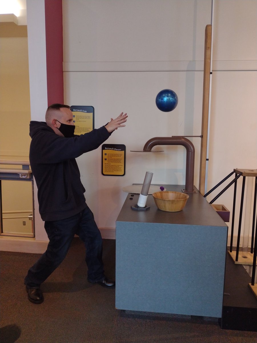 bcthomp2's tweet photo. No... I unfortunately have yet to receive my letter from Hogwarts School of Witchcraft and Wizardry. However, I did have some #FunWithPhysics and #Family at @cmwsalem in @CityofWS! @Educ8Minds https://t.co/uD2Eg5lrry