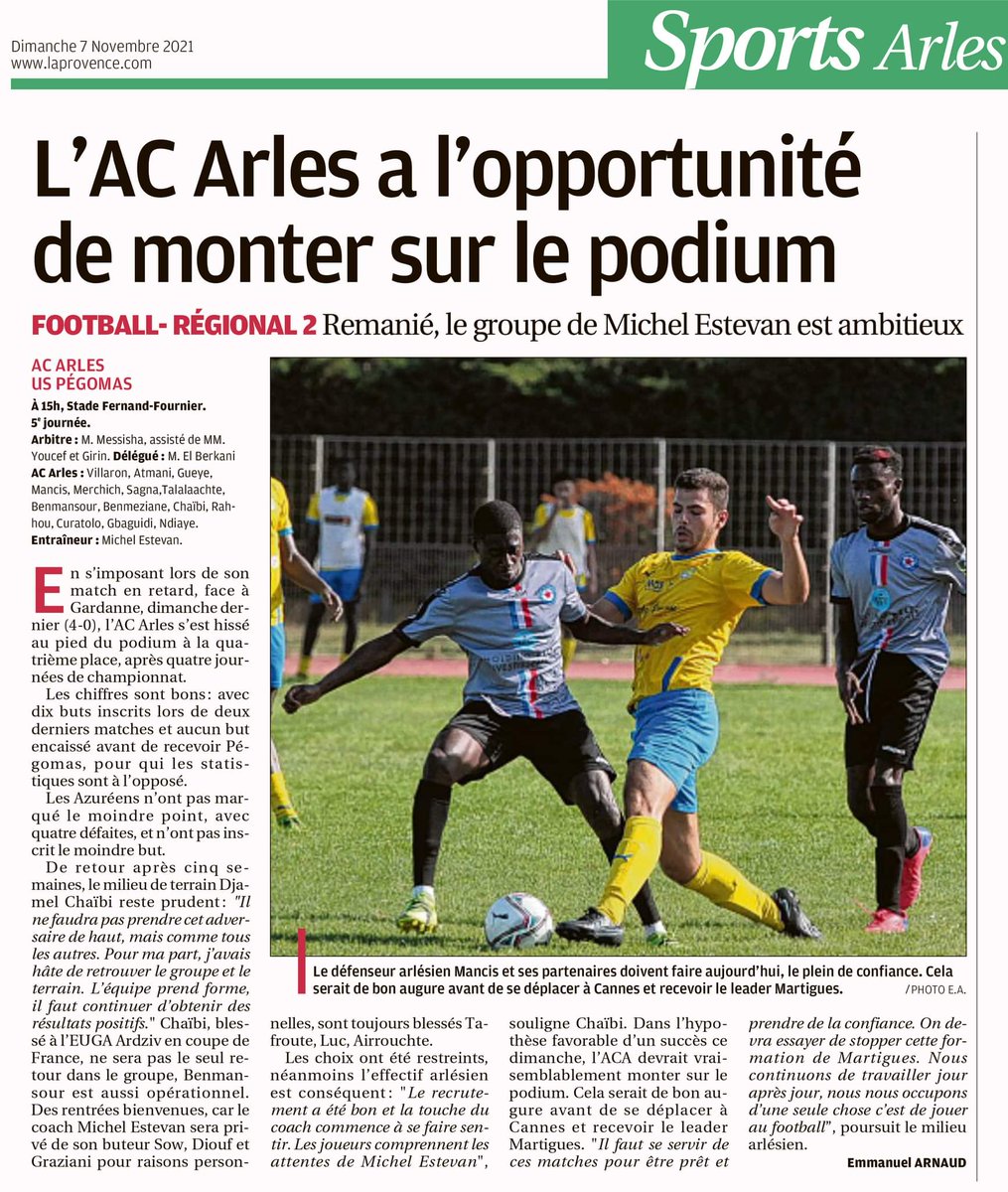 AC Arles Officiel tweet media