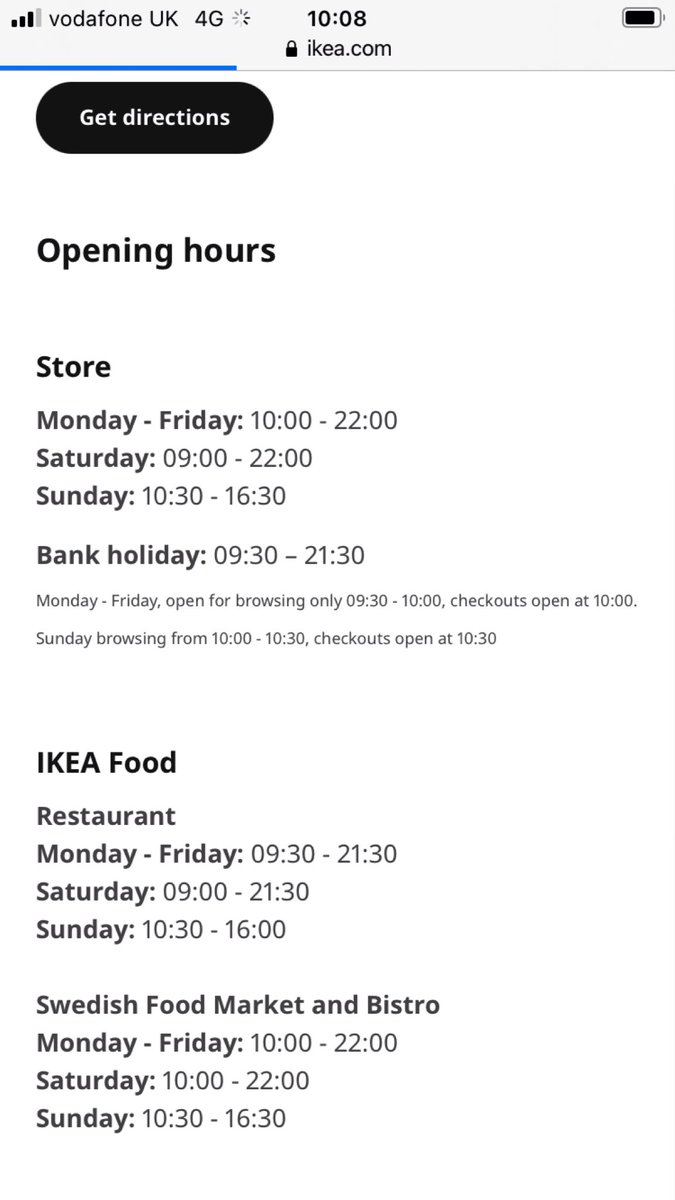 stvallen's tweet photo. @IKEAUK your website states your Wembley store opens at 10am for browsing, why are staff only letting people in with an appointment? https://t.co/QmwsLQ17Q9
