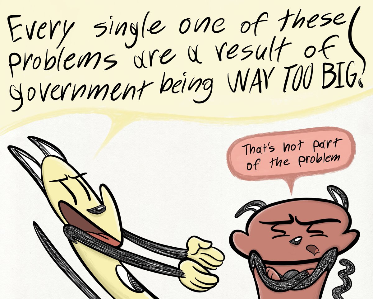 ancatcomic's tweet photo. AnCat 20 

@ComicDaveSmith Thanks for everything you do for liberty! 

@Theproblemshow is my favorite podcast to listen to every week and inspires a lot of these comics 

#Libertarian #ancap #PartOfTheProblem https://t.co/71IA8eK7t0