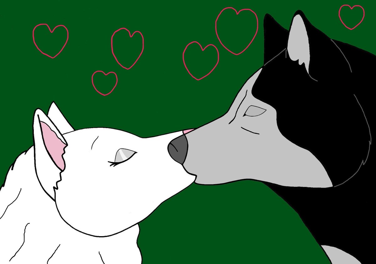 Delilah and Keiko first kissing