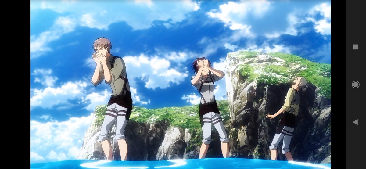 микаса на море. эрен йегер океан. чем бороться с пдсс противника. что находится на другом берегу моря атака. эрен йегер море.