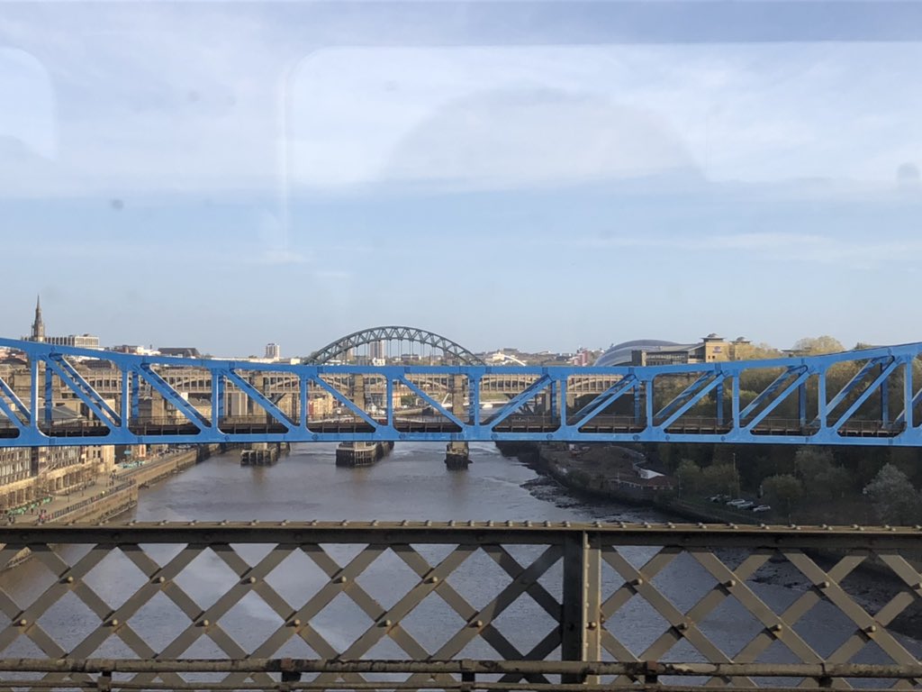 So good to be off on my travels again. This time to Manchester for actual face to face delivery of PD Lead. The toon looking pretty this morning