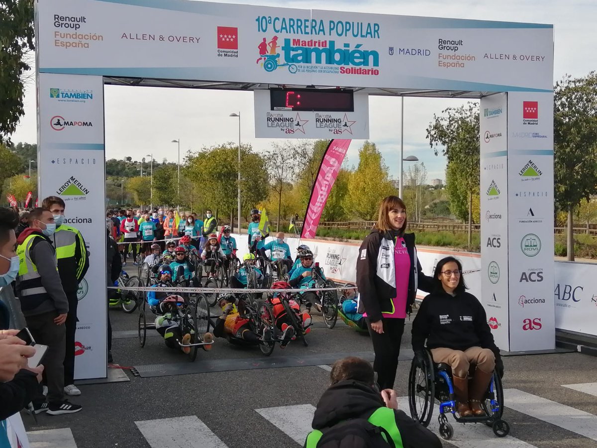 LeroyMerlinCorp's tweet photo. Hoy 50 colaboradores de @leroymerlin_es se han unido  a la 10ª Carrera Popular "Madrid También Solidario", organizada por @Fund_Tambien. 👩‍🦽🏃‍♂️

Volvemos a la carrera por la #inclusión y la #accesibilidad de las personas con #discapacidad.💚 ¡Nos vemos el año que viene!🤩👋 https://t.co/0ZMZYAjA9b