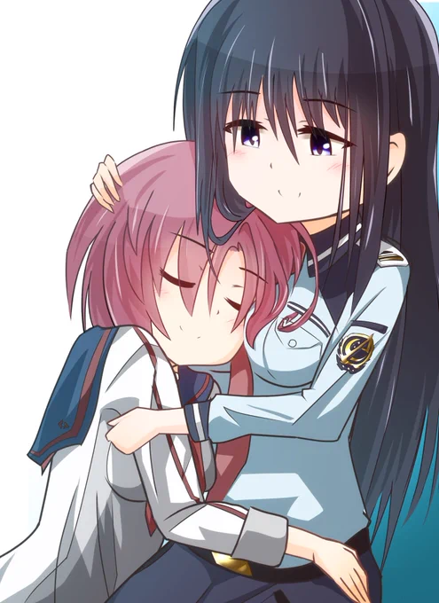 深沙希さんお誕生日おめでとう!!
～寝ちゃった来弥ちゃんを添えて～
#籠目深沙希生誕祭 #アリスギアお絵かき 