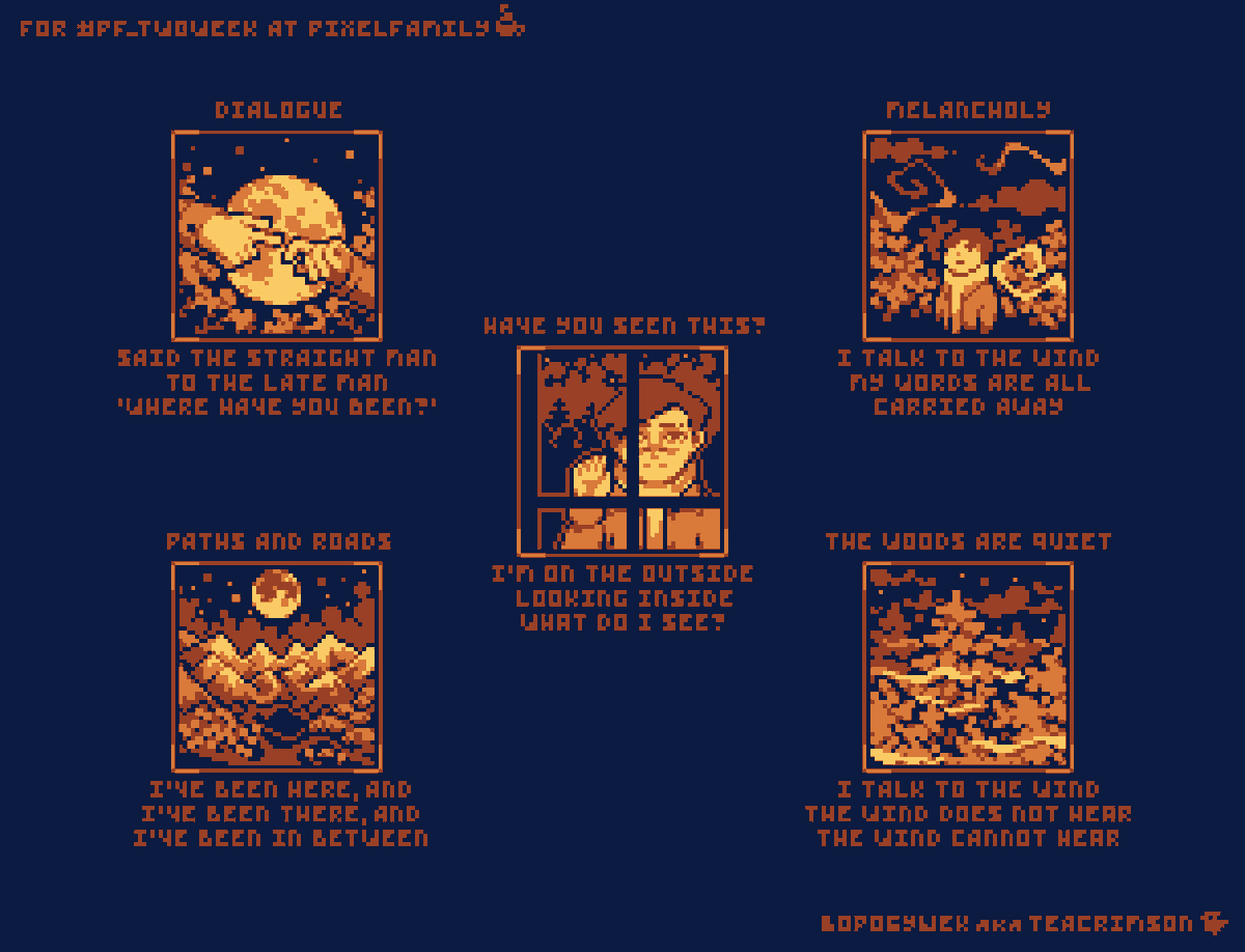 TeaCrimson's tweet photo. Breaking the silence with some icons for #pf_twoweek https://t.co/7yUEBjWgb9