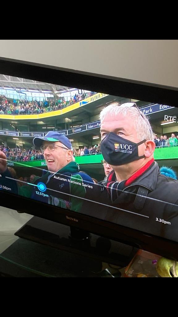 Doing my bit to support UCC in the Aviva yesterday. <a href="/ste/">Ste</a> <a href="/UCC/">UCC Ireland</a> <a href="/johbees/">John O'Halloran</a>