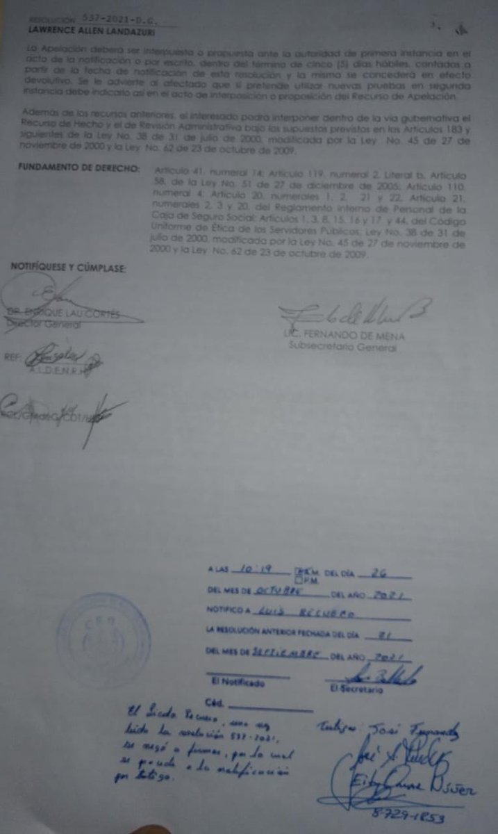 Joseluis2041M's tweet photo. @enriquelauc y Junta Directiva @CSSPanama el despido de Lawrence Allen, es una evidente muestra de persecución. Solicitamos restitución a su cargo. Miles de dolares se pierden a diario en corrupción y ustedes despiden a quien se atreve a la denuncia. @CIDH @ONU_es @Pontifex_es https://t.co/tOQ4YxD5V1