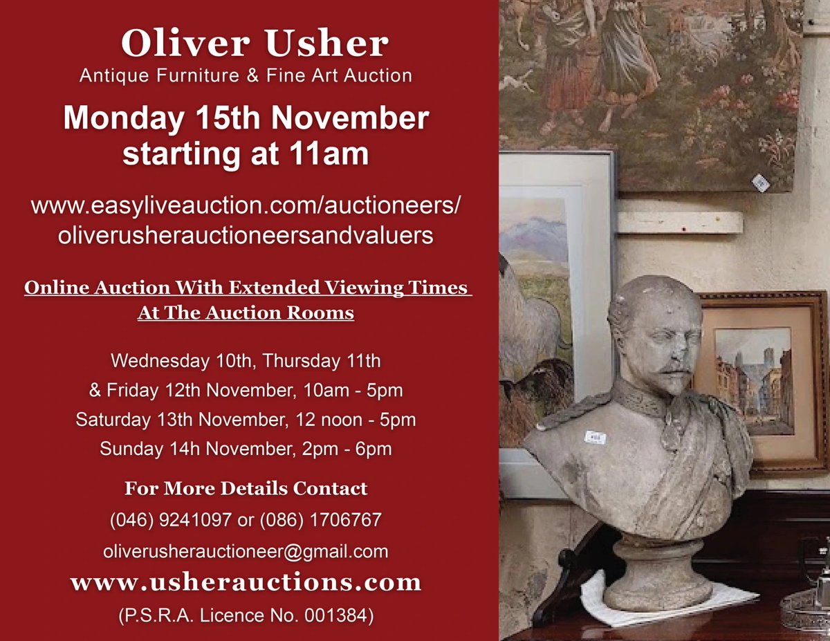 A full house for this months Auction on Mon 15th @ 11am. Viewings Wed - Sun. Bid online with easylive auctions, by phone or register a bid with us when you view.