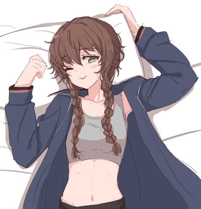 調子にのって挑発してたら懲らしめられちゃうことになった鈴羽ちゃん…
#いいお腹の日 