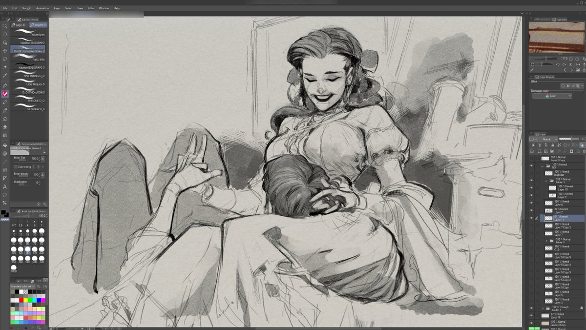 "Sunday Morning" #CLIPSTUDIOPAINT #storytelling