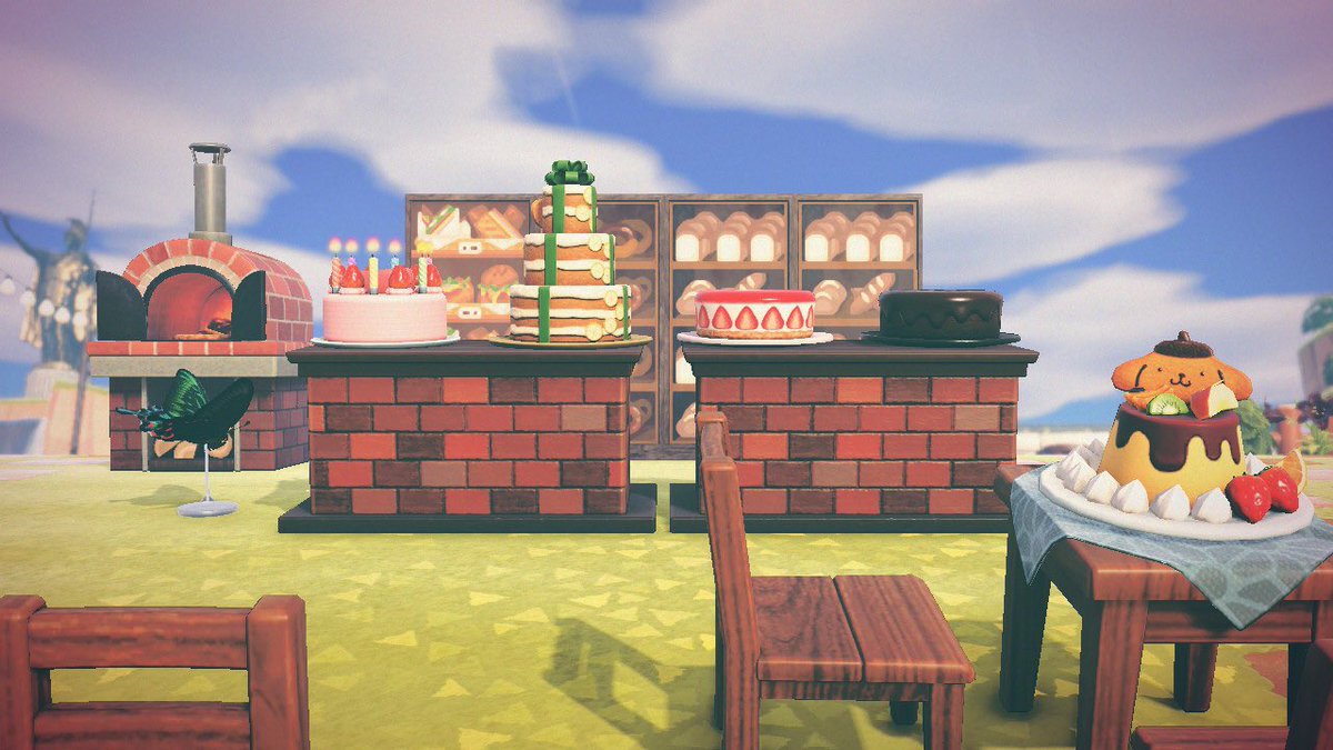 acnh_jade's tweet photo. la boulangerie et ses alentours 🥰 https://t.co/eCziVJVwCJ