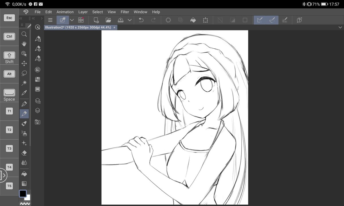 I'm trying Clip Studio Paint after having used Medibang since I started, and I regret..... not doing it a looong time ago. The flow is really smoooth, haven't tried coloring but so far it's 100% worth the price. 