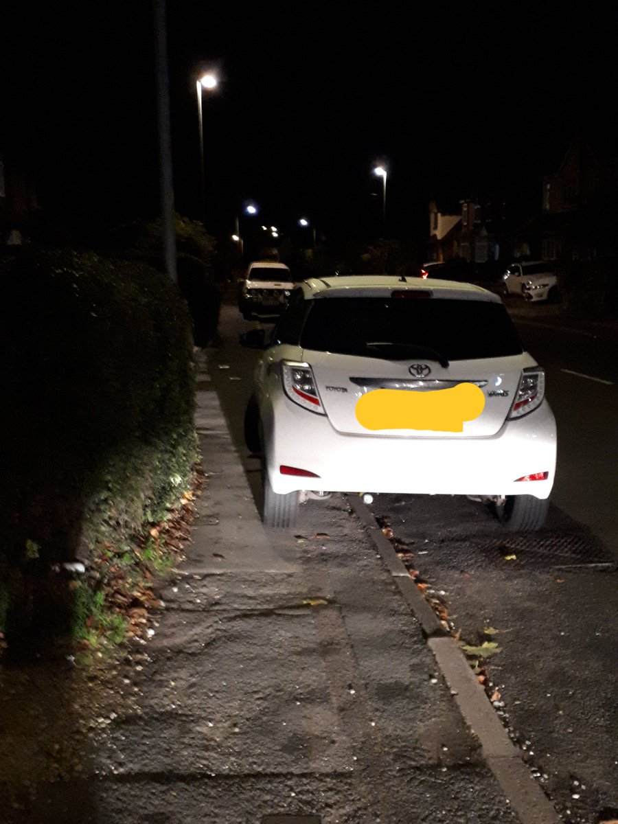 BromsgroveCops's tweet photo. Just a reminder about parking. If you decide to park on a pavement like this vehicle preventing people getting by then this will be dealt with for obstruction. #yousaidwedid #policingpromise #neighbourhoodmatters https://t.co/YSgJvK9FoY