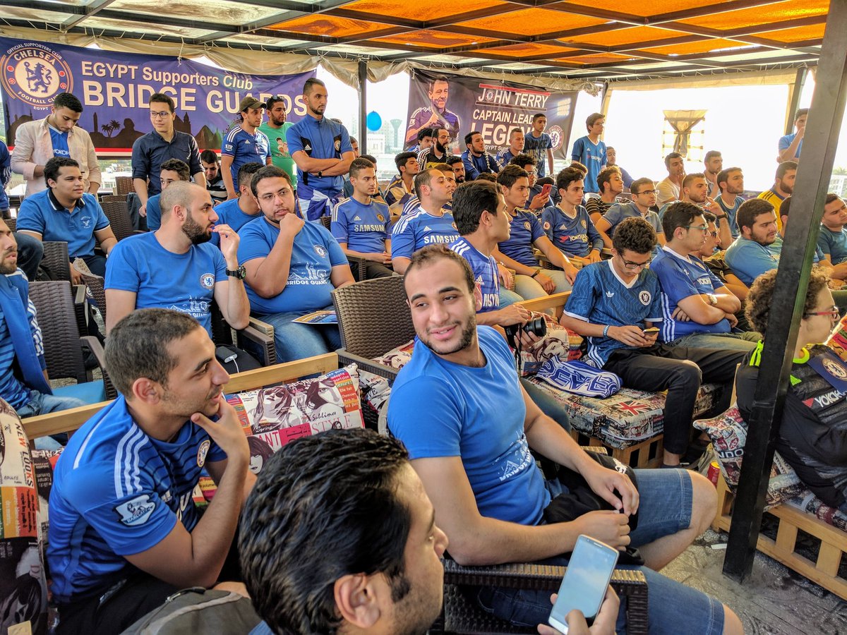 CFC_Egypt_Fans's tweet photo. Good morning @John2606Terry and welcome to Twitter 💙
Here are some photos of our Egyptian fans with our homemade banner (photos date back to 2017 Conte's PL) #KTBFFH https://t.co/BwaJBdKEsg