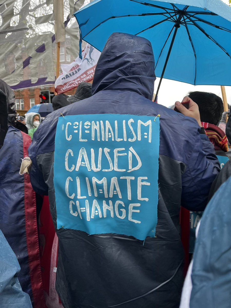 Colonialism caused climate change