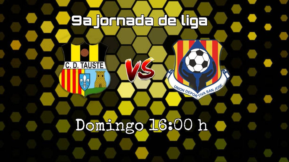 CD_Tauste's tweet photo. 📅 Domingo 7/11/2021
🕙 16:00 h
🏟 Las Rozas
⚽️ CD Tauste vs UD San José
📌 9a Jornada de Liga https://t.co/aNZ47dFfs1