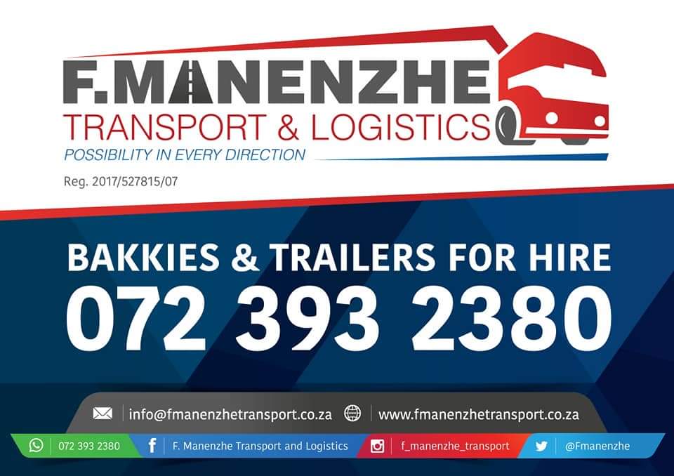 FManenzhe's tweet photo. Bakkies and trailers for hire, you can call or whatsapp 0723932380.💪💯
We do both short and long distances.
Na Venda ri ya swika, vhare na mihwalo kha vha ri kwame.
#Gracework 🙌
#The_Transport_Guru💀
#F_Manenzhe_Transport_and_Logistics 🔥 https://t.co/lKtngfOMsS