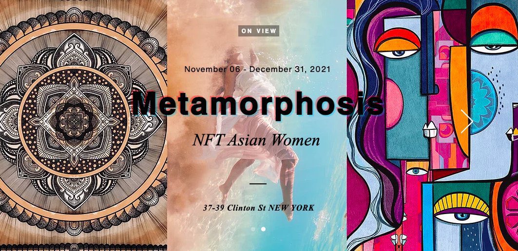 dongleehan's tweet photo. I am participating in group exhibition by @Space776 in #NY with other amazing artists. Goes on for Nov 6 – Dec 31

Major thanks to @june_redthread
#Space776 #lesgallery #nycgallery #digitalart #metamorphosis #femaleartists #asianart #NFT #nftnyc #metaverse #nftcommunity #NFTAsia https://t.co/4S6ntZBeK9