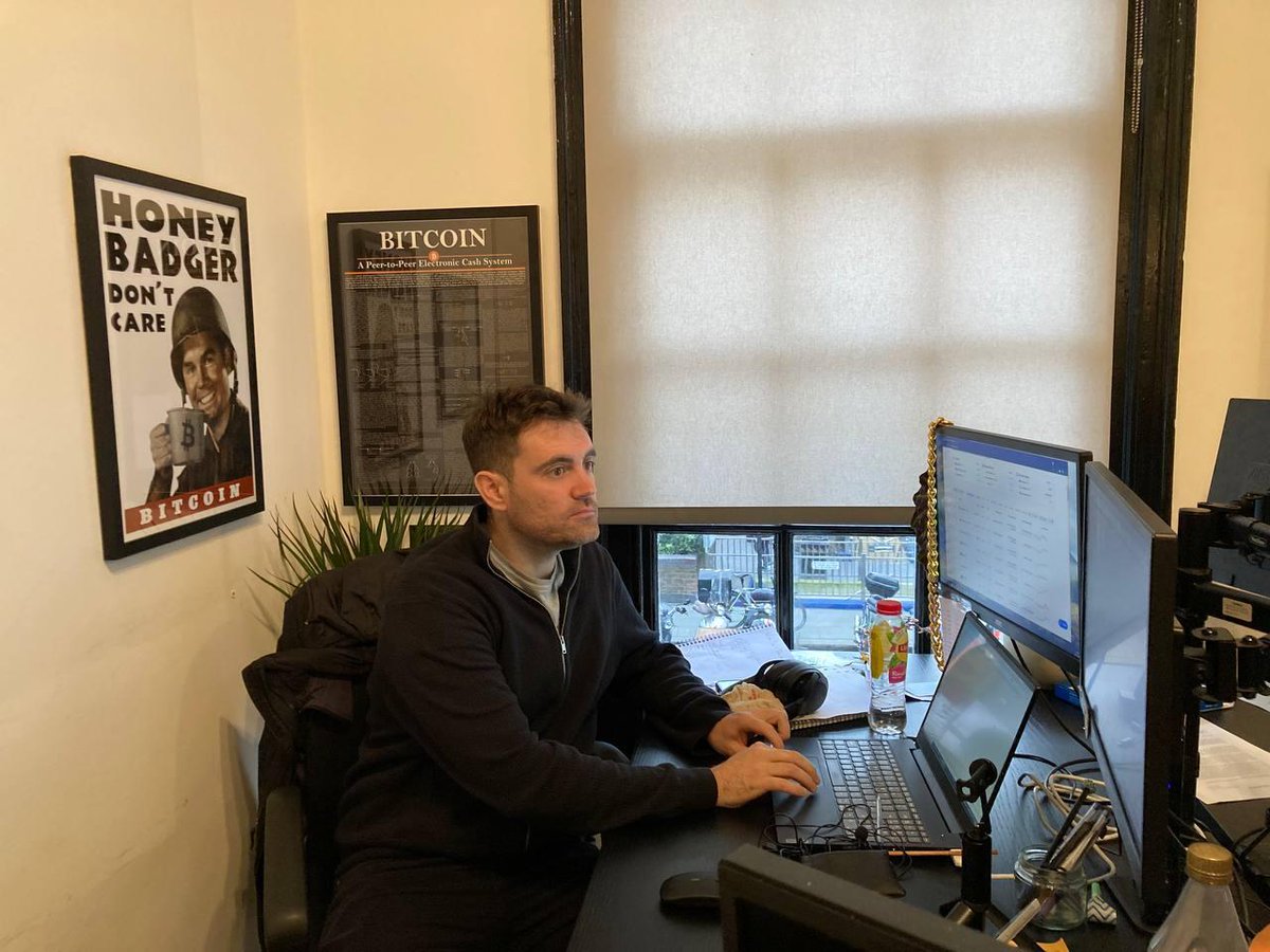 coinbureau's tweet photo. Working on the weekly newsletter. What do you guys think of the new poster?

#Bitcoin https://t.co/bRVvtz8cM4