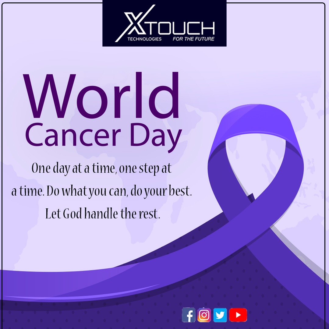 XtouchTechnolo1's tweet photo. Fight with Courage
World Cancer Awareness Day!
.
.
Visit: https://t.co/JpudIN9Ie9
.
.
#xtouchtechnologies #xtouch #worldcancerday #cancerawarenessday #worldcancerawarenessday #cancerawareness2021 #dubaitech #xtouchdubai #technology #beyondexpectation #technologiesforthefuture https://t.co/QsMGfPiunr
