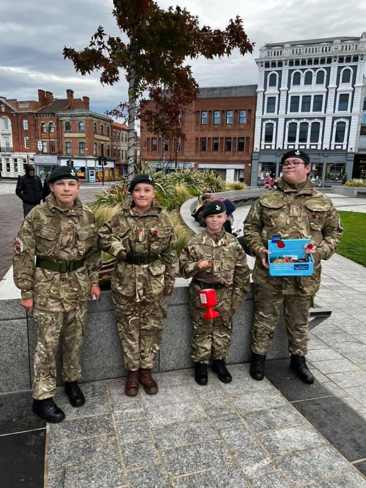 Part 2 from yesterday’s poppy selling @2ic_A_Coy_CACF <a href="/NationalACSMI/">National Army Cadet Command Sergeant Major</a> <a href="/OCACompanyCACF/">Darren Hunter - Deputy Commandant Cleveland ACF</a> @Dep_Comdt_CACF <a href="/Dazlin77/">Daz Lane</a>