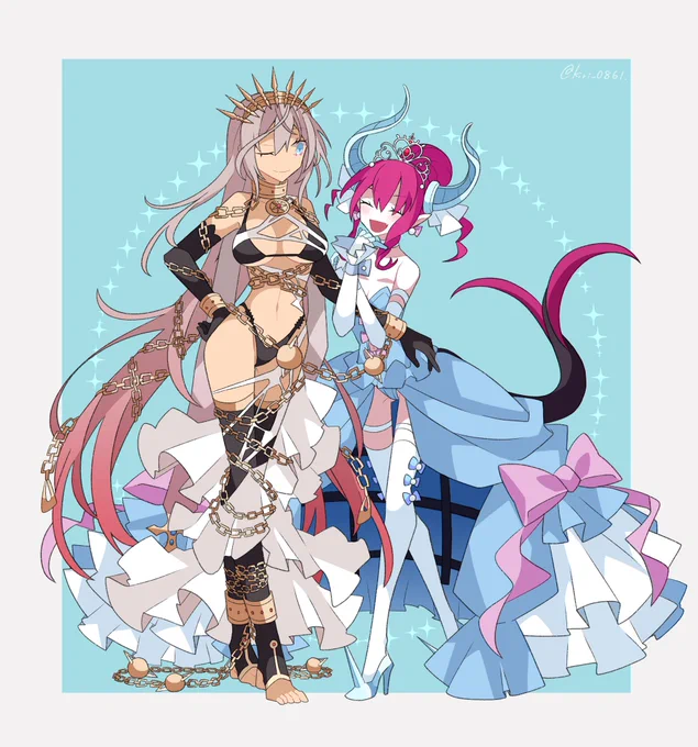 仲良しゼノビアさんとシンデレラエリちゃん

#FGO 