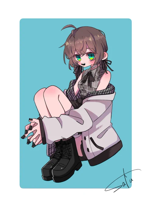 遅いけどまつりちゃんのハロウィンのやつ可愛かったから・・・☺️
#祭絵 