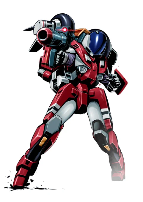 趣味絵のバートレイ再貼り。#機甲創世記モスピーダ #MOSPEADA 