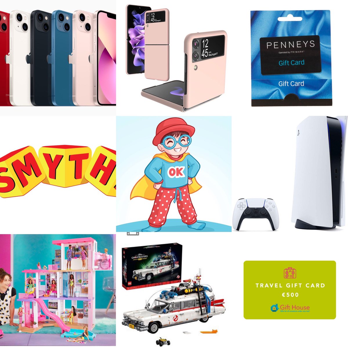 OscarsKidsIE's tweet photo. We are SO close to €20k in donations! Please RT the word and be in with a chance to win one of our €7k worth of prizes including a new #iPhone13 and a #PS5! Every donation, however small, counts as a raffle ticket and you can enter more than once! https://t.co/RBgaq9ObCj https://t.co/q9Tg4iKBUz