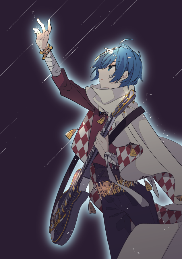 カイト(ボーカロイド) 「再放送します 」|由杞のイラスト