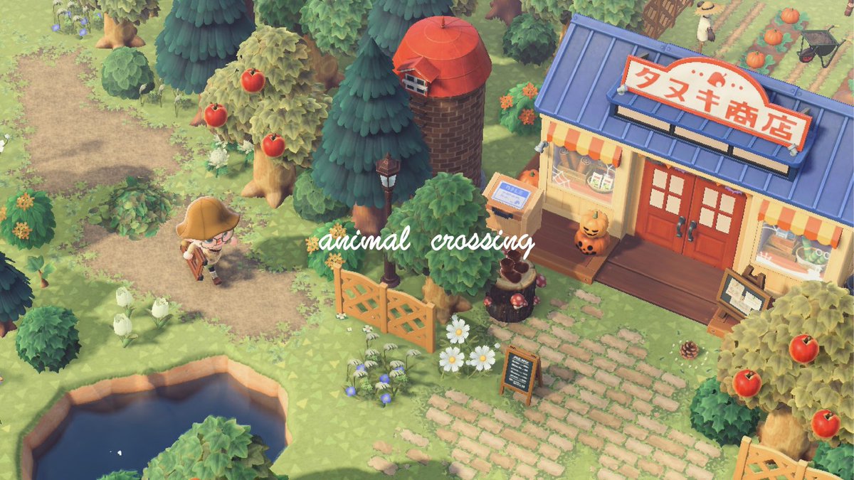 お久しぶりです！！斜め撮りかわいい！！🍎

#AnimalCrossing #あつまれどうぶつ森