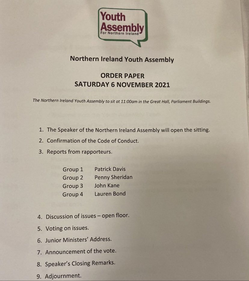 NewbridgeIC's tweet photo. We are so proud that our Year 11 pupil Tom Mc Sherry is part of the @NIYouthAssembly - we are so proud of you Tom! #newbridgeproud https://t.co/OWBtTRUUa9