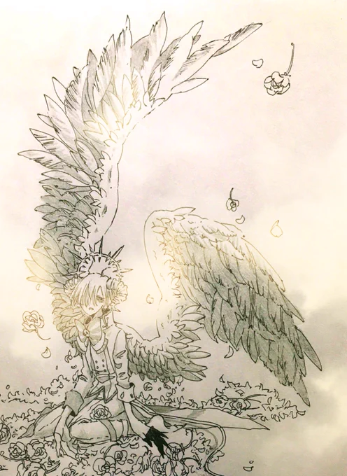 つかれた

#絵描きさんと繋がりたい 
#絵柄好みって人にフォローされたい 
#みんなで楽しむTwitter展覧会
#イラスト好きな人と繋がりたい
#秋の創作クラスタフォロー祭り 
#イラスト 