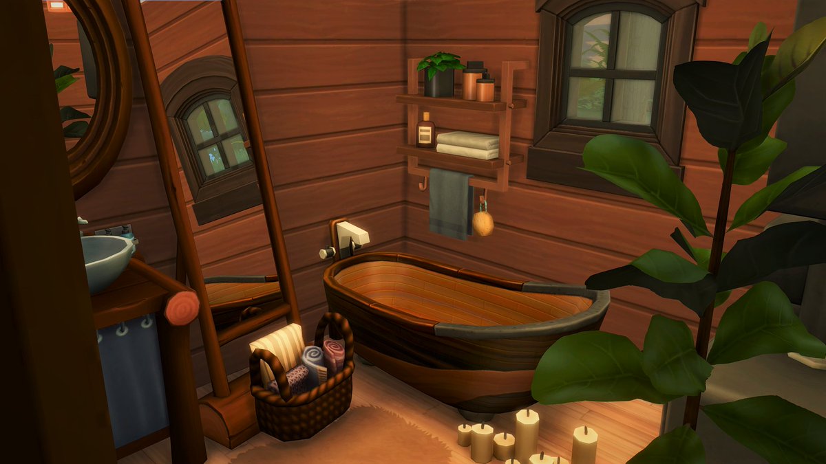 SimFables's tweet image. Cute vacation cabin in Granite Falls!🏕️
A perfect getaway to the camping grounds for those who don&apos;t really like the camping part. 

Speed Build: youtu.be/zbC2_uLrcyQ
GalleryID: Sims4Blossom
#ShowUsYourBuilds #TheSims4 @TheSims @SimsCreatorsCom @simsshare #thesimmerssquad