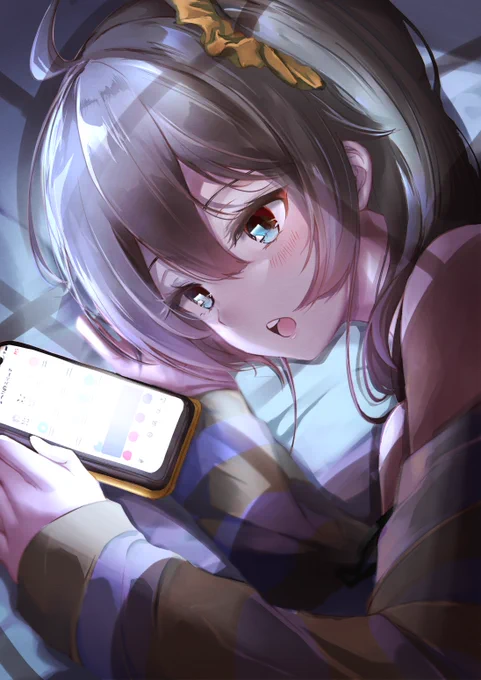 「まつりす～、起きてる?」
 #祭絵 
