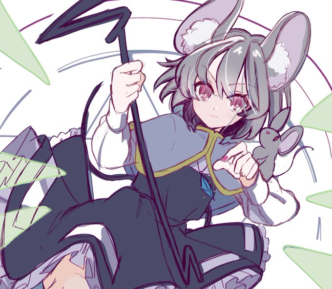 スケブでナズーリン再び頂きました。頑張るぞ! 