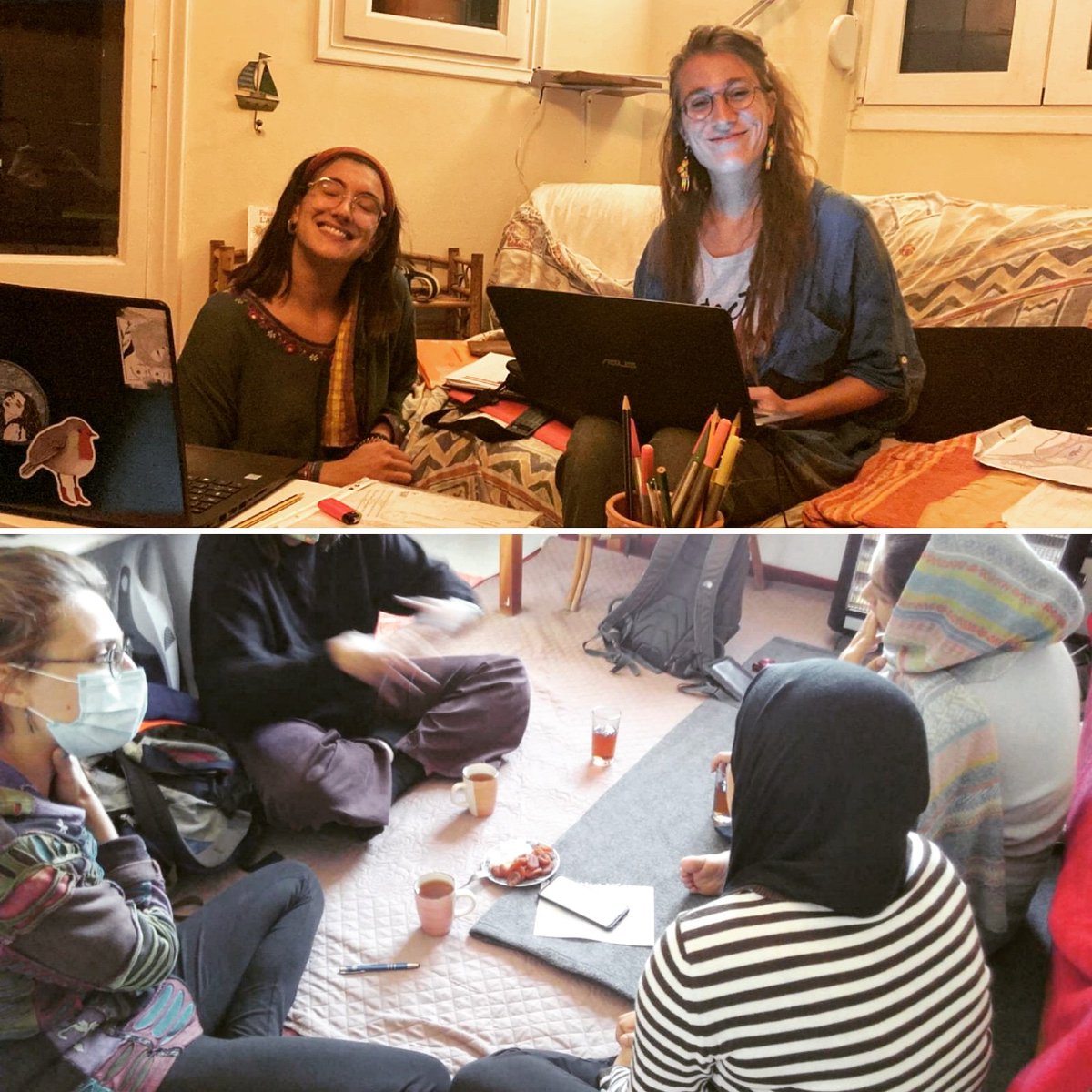 VanGengis's tweet photo. Le nostre meravigliose ostetriche, volontarie MAM in Grecia, lavorano quotidianamente per organizzare corsi e workshop sul parto e l'allattamento. Supporta #MAMBeyondborders per far sì che il progetto possa continuare ad aiutare le donne rifugiate che si trovano a Lesvos!
🌼 https://t.co/xhfVKiFrpJ