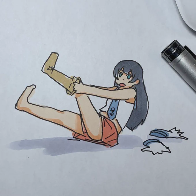 おなか姉体硬そう 