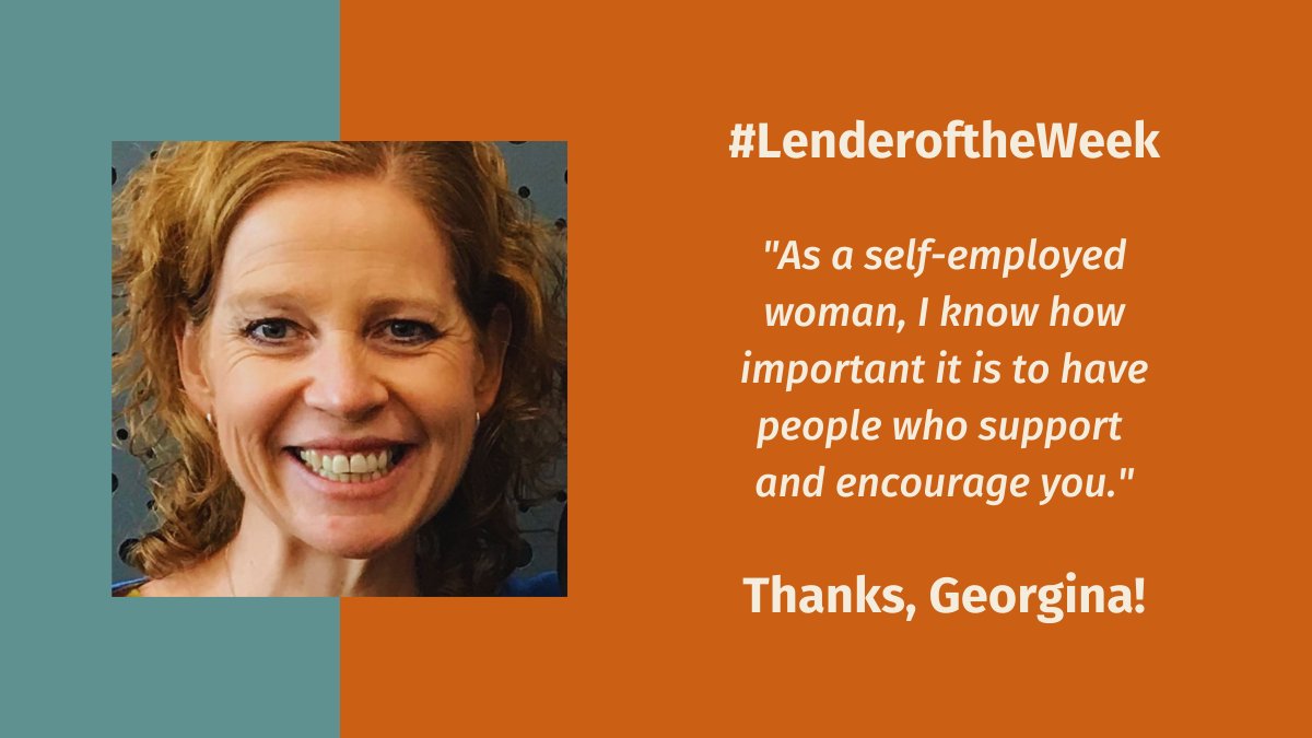 lendwithcare's tweet photo. Georgina is a recent addition to the Lendwithcare family and really manages to capture the importance of having others believing in you. Thanks Georgina, and thanks everyone for believing in the entrepreneurs you support through Lendwithcare! 🧡 #LenderoftheWeek https://t.co/w6GqpuRnPE