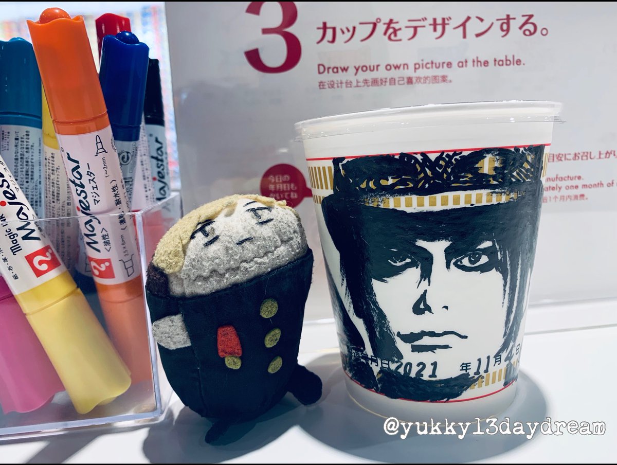 yukky13daydream's tweet photo. カップヌードルがもう1つ。
BUCK-TICK…というか
THE MOTAL の櫻井敦司さん
男前すぎて描くの緊張しました💦
#櫻井敦司
#THEMOTAL #BUCKTICK
#マイカップヌードルファクトリー
#カップヌードルミュージアム https://t.co/xZ4qsiU0mq