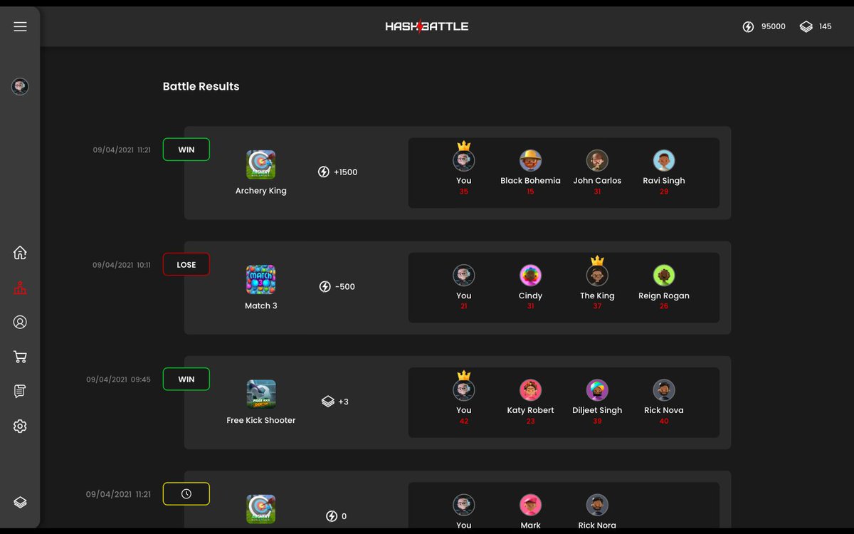 Hash_battle's tweet photo. Keep track of all of your battle history, winnings, games & contests with Battle Results.
Hashbattle, Coming Soon.
@stratisplatform $Strax #Stratis #Hashbattle #Blockchain #Gaming #Platform https://t.co/ytluGAGD76