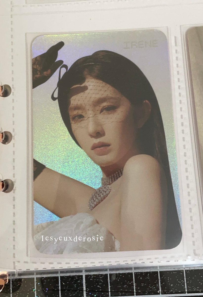 Iesyeuxderosie's tweet photo. today's mail 💌 

lenti photocard set irene is here!! 😭🤍 tysm kak @wandergut_co for letting me have her <3<3 https://t.co/PvaVj2Y3Ys